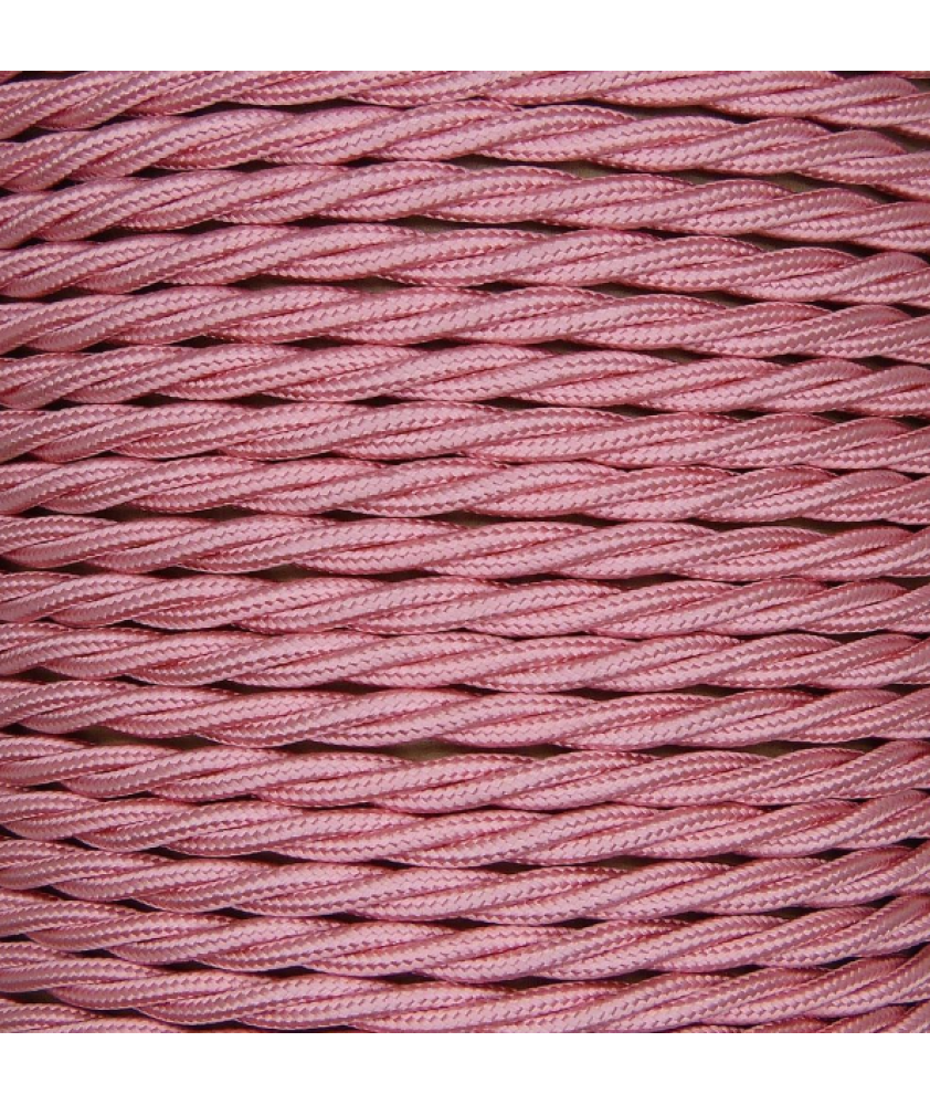 0.75mm Twisted Cable Baby Pink