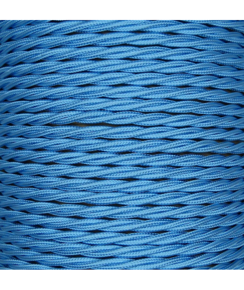 0.75mm Twisted Cable Light Blue