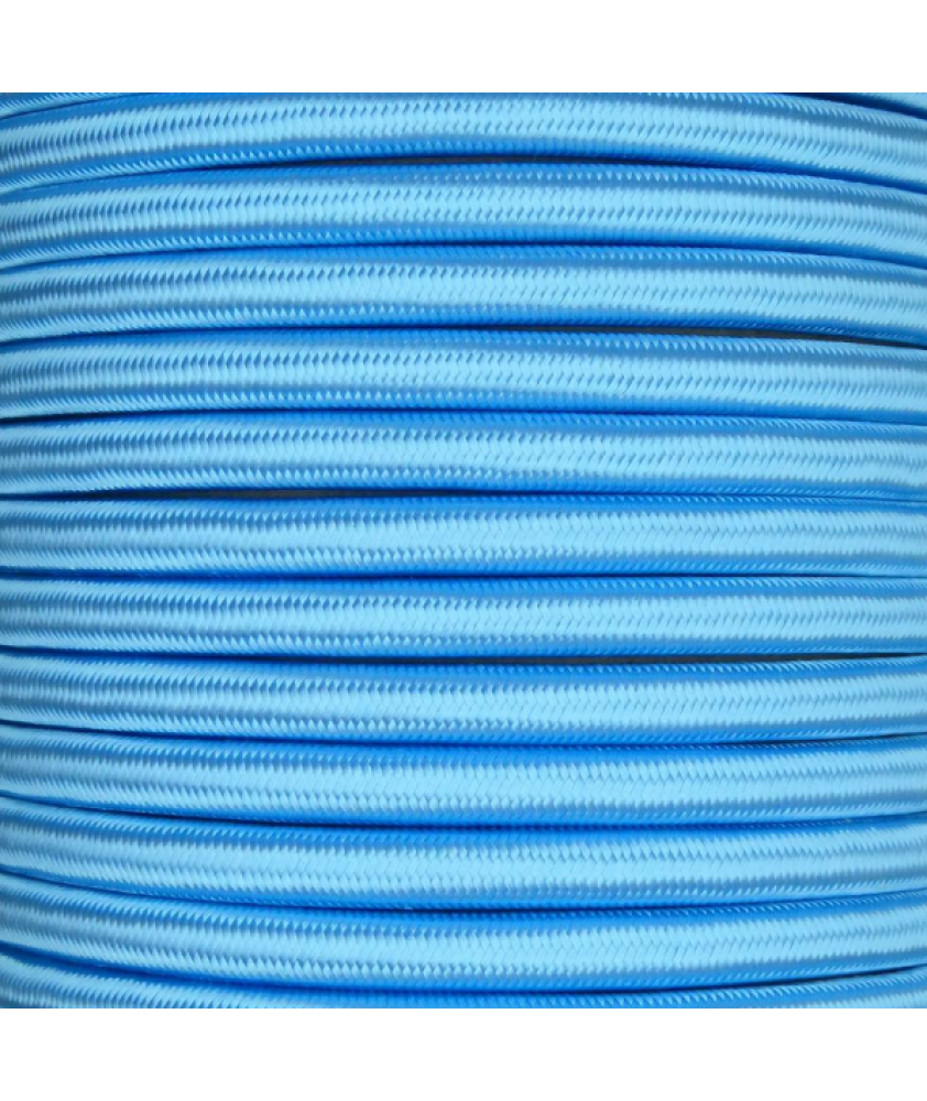 0.75mm Round Cable Light Blue
