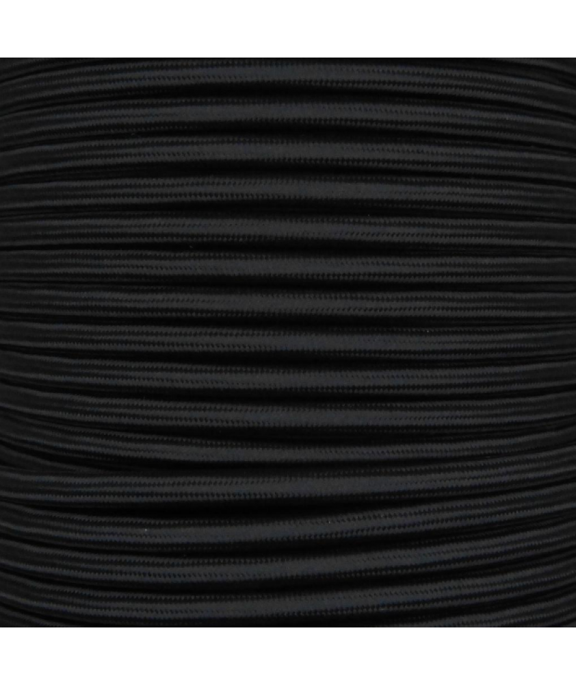 0.75mm Round Cable Black