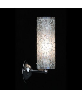 Brunswick Cylinder Wall Light - White Mosaic