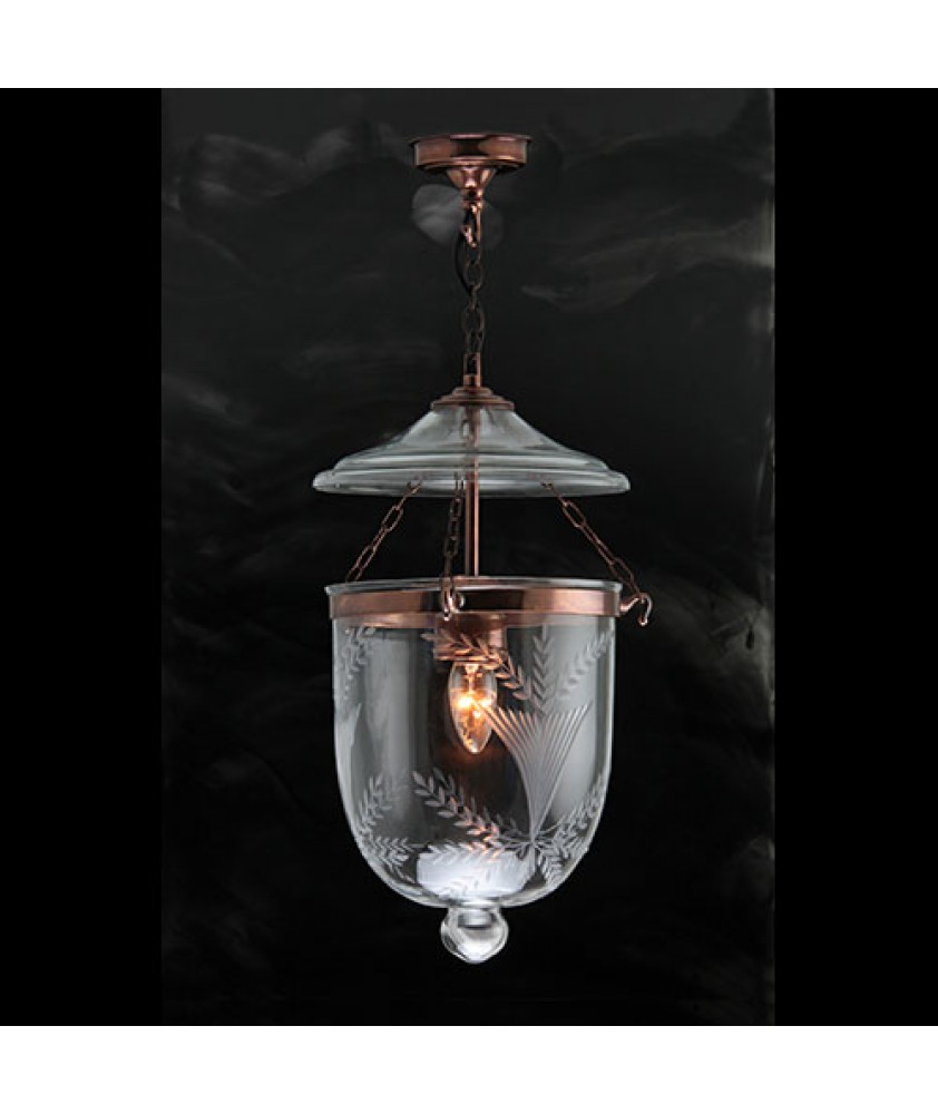 Small Fern Lantern - Copper