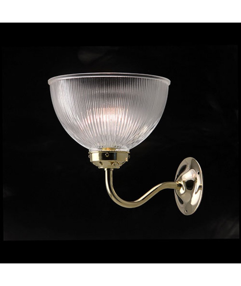 Prismatic Dome Wall Light