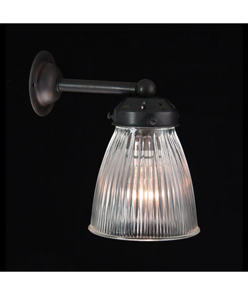 Prismatic Elongated Dome Wall Light
