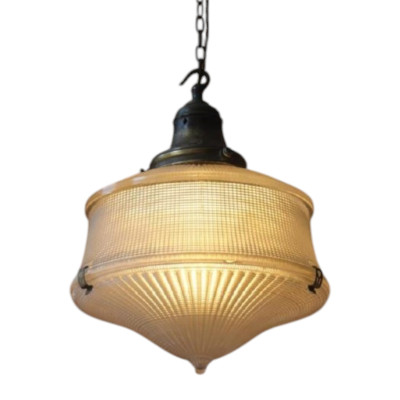 Custom Holophane Glass Shades