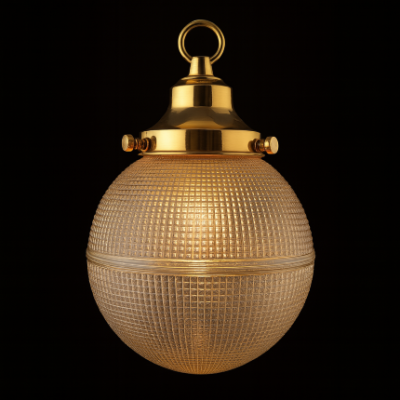 Custom Holophane Glass Shades