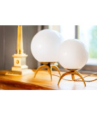 Large Opal Orb Table Lamp 