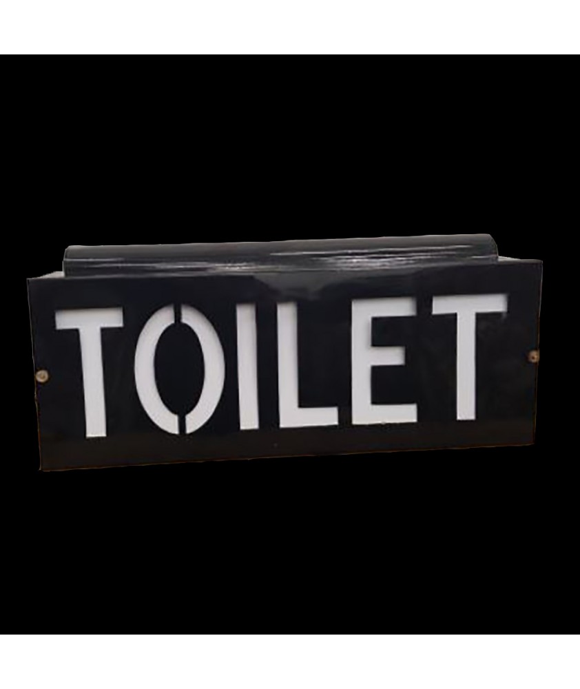 Original 1950s  "Toilet" Sign 