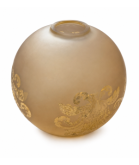Frilled Top Amber Shade with 42mm Fitter Hole 