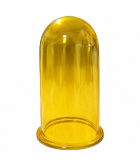Amber Dome Shade  for Outdoor Light 90mm Fiiter 