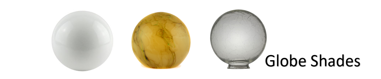 Globe Light Shades Lighting Globes, Replacement Glass Globe Lamp Shades Uk